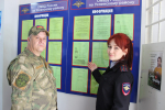 Качество услуг — на высоте. Заместитель атамана Успенского районного казачьего общества Д.В.Нетруненко проверил качество предоставления государственных услуг сотрудниками отделения по вопросам миграции