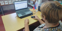 Члены УИК проверяют свои знания на Информационно-обучающем портале избирательной комиссии Краснодарского края - Успенский район